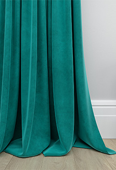 Odessa Velvet, Peacock - Made to Measure Curtains